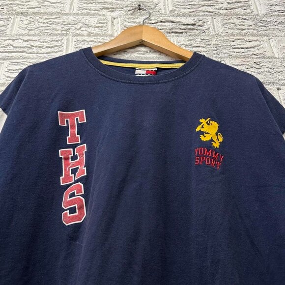 Y2K Tommy Hilfiger Sport‎ Short Sleeve Shirt Boxy XXL - Picture 1 of 4